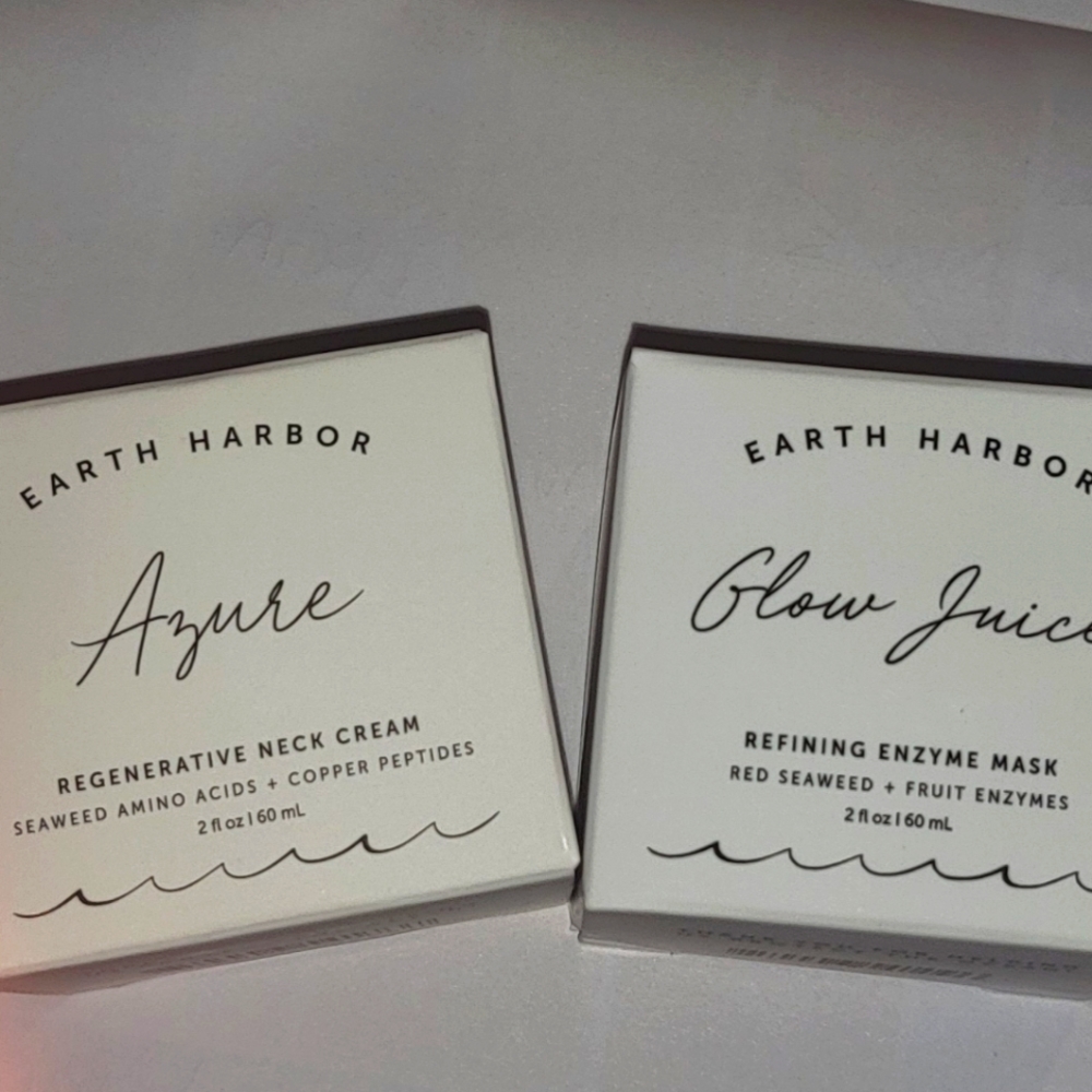 Earth Harbor Azure and Glow Juice